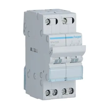 vypínač HAGER Přepínač SFH225 25A 2P I-0-II SFH225