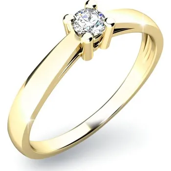 Prsten Dámský prsten přírodní diamant 0.110 ct G/SI 10797-ZL velikost 56