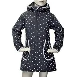 černý softshellový kabát s reflexními srdíčky 0104 velikost 164 velikost 164