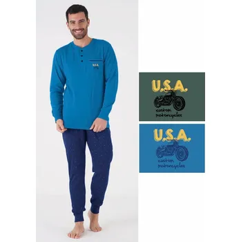 Chlapecké pyžamo Chlapecké pyžamo Karelpiu KF5132 13/14 Zelená