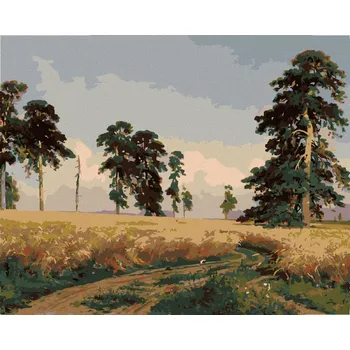 Hračka Diamondi Diamantové malování - ŽITO (IVAN SHISHKIN) Rozměr: 40x50 cm, Rámování: vypnuté plátno na rám