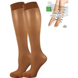 RELAX knee-socks 20 DEN kompresní punčochové podkolenky Lady B - 6 párů