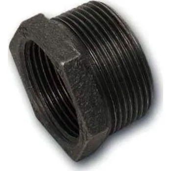 Redukce, 1"x1/2", černá