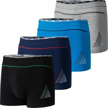 Chlapecké spodní prádlo FANNIFEN Teen sportovní boxerky U1094 4ks v balení Barva: Mix, Velikost: XL/2XL
