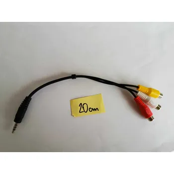 Audio kabel DANAPO Kompozitní AV kabel JACK 4 PIN - 3x CINCH Varianta: 2