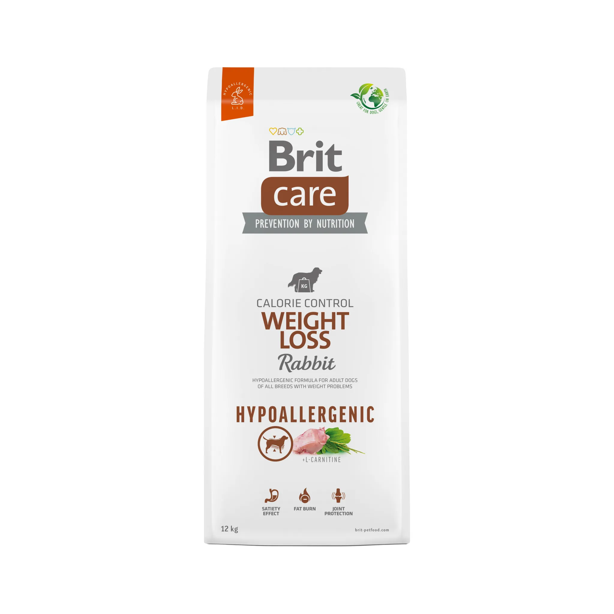 Fotografie 1 - Krmivo pro psa Brit Care Dog Hypoallergenic Adult Weight Loss Rabbit 12 kg