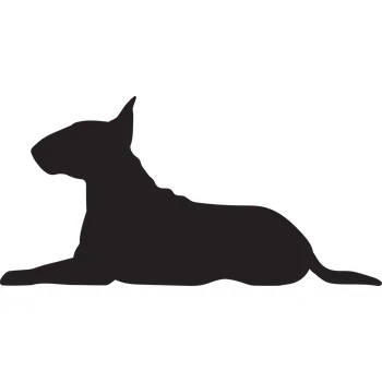 Vsepropejska Bulteriér 5 dřevěná dekorace na zeď Rozměr (cm): 38 x 19