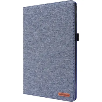 Pouzdro na tablet VSECHNONAMOBIL 38486 FABRIC Zaklápěcí obal Lenovo Tab P11 / P11 5G / P11 Plus modrý