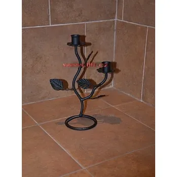 Svícen Kovový svícen Květina 2