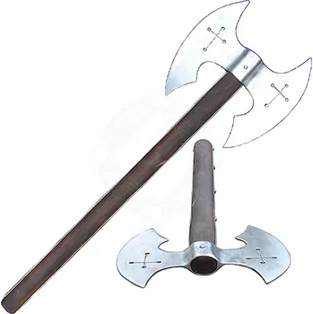 Replika zbraně Richard Havlín Dvousečná sekyra na historický šerm