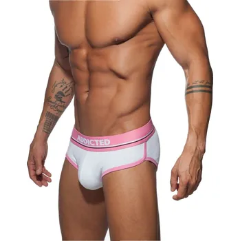 Slipy Slipy Addicted AD727 Curve Brief bílé M, pánské bavlněné slipy