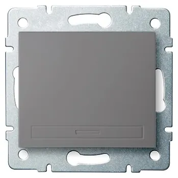 vypínač KANLUX DOMO Jednopólový vypínač - č. 1 - grafit