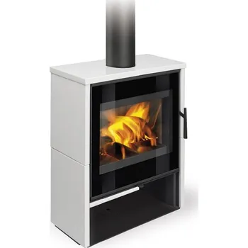 Krbová kamna Romotop ALEDO 01 keramika bílá - krbová kamna