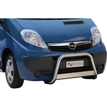 Tuning Přední ochranný rám Medium OPEL Vivaro 2008-13 Misutonida MED/218 Leštěný nerez