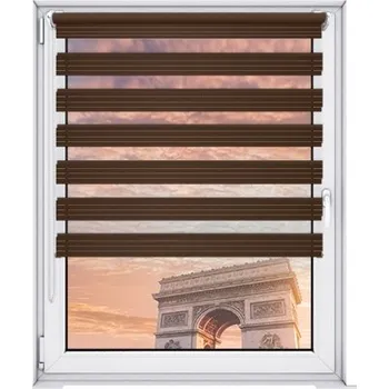 Roleta ROLETY 24 - Zatemňující rolety den a noc EXCLUSIVE - hnědá