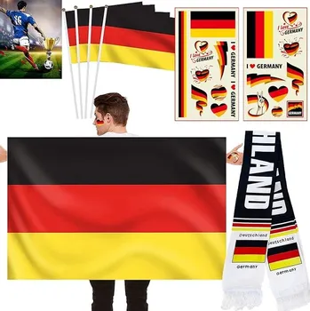 Vlajka 8dílná sada - fan set - Německo