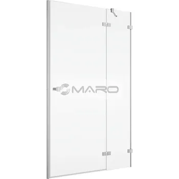 Sprchové dveře Smart30 Forum Dveře sprchové jednokřídlé s pevným polem MA13R 80 x 200 cm, pravé, profil: aluchrom, výplň: čiré sklo, MA13R0805007