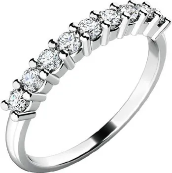 Módní doplněk Zásnubní prsten bílé zlato 585/1000 zirkon ZP-10772-B-ZIR velikost 57