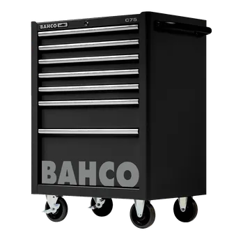 Mobilní dílenský vozík (černý) 1475K7BLACK (vozík se 7 zásuvkami)