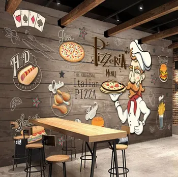 Fototapeta Solution Media 3D tapeta - Pizza restaurace MU2738 6 - Samolepící tapeta - 380-450g/m2