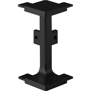 Nábytkové kování TULIP Gola vnější roh zásuvkového C profilu kovový černý (TULIP Gola vnější roh zásuvkového C profilu kovový černý)