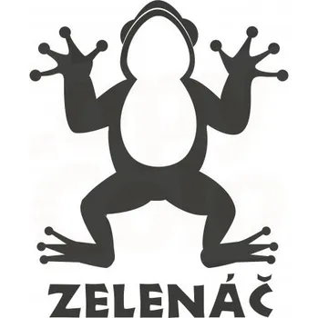 Samolepící etiketa Zelenáč - Samolepka na auto - Různé barvy