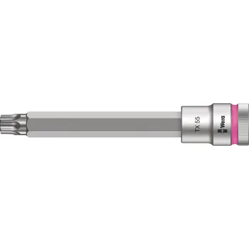 Gola hlavice Zástrčná hlavice dlouhá Wera Zyklop 1/2" Torx - T55 x 60