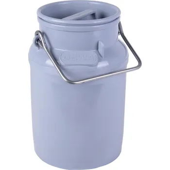 Konvička na mléko Plastová konev na mléko 10 l se zásuvným víkem, bandaska na mléko