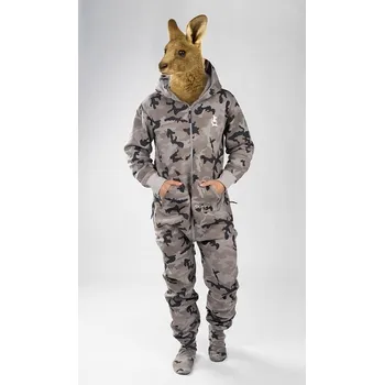 Dámský overall Dupačky camo grey XXS - černá