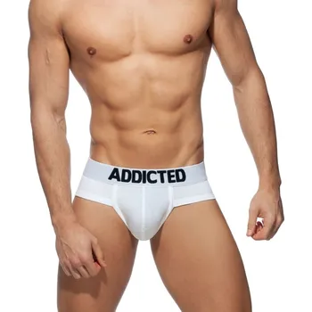 Slipy Slipy Addicted AD467 My Basic Brief bílé S, pánské bavlněné slipy