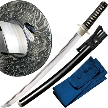 Replika zbraně Cold Steel Wakizaši Emperor, ostrá čepel z oceli 1060, dračí Tsuba