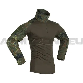 Taktická košile Invader Gear Combat - flecktarn, S