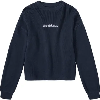 Dívčí svetr pepperts!® Dívčí pletený svetr (158/164, námořnická modrá)