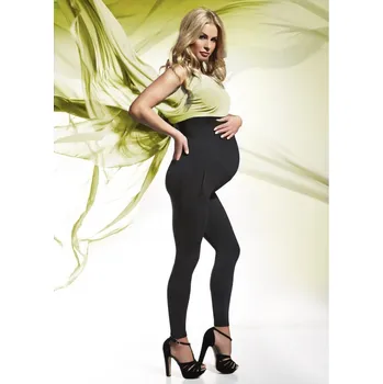 Dámské legíny Teplé těhotenské legíny MELANIE - BAS BLEU XL