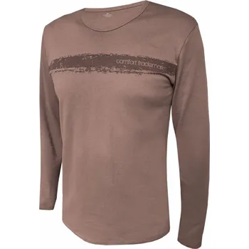 Pánské tričko Pánské tričko, dlouhý rukáv KATOR 901 sv.hnědá XXL