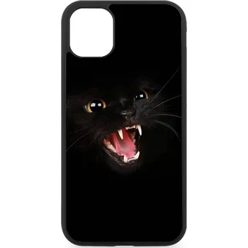 Náhradní kryt pro mobilní telefon Kryt na mobil iPhone angry cat iPhone: 15 Pro