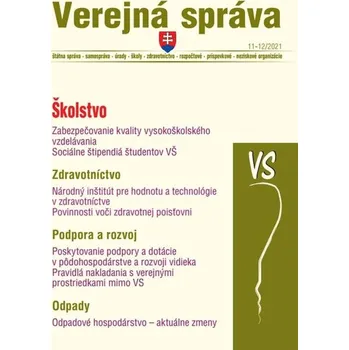 Kniha Verejná správa č. 11-12 / 2021 - Školstvo, odpady, zdravotníctvo