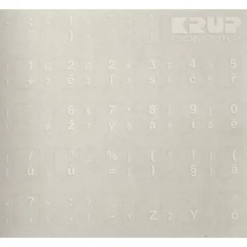 Krup Computer Polepky na klávesnici bílé