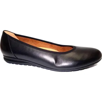Dámské baleríny Vycházková obuv-baleríny, Gabor, černá: Černá Hladká kůže 28,3 42,5 G - standardní šíře (27211-27212)
