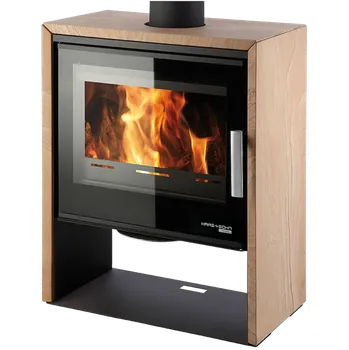 Krbová kamna HAAS+SOHN JONSBO Krbová kamna, černá/woodstone