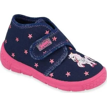 Chlapecké bačkory kotníkové bačkůrky Befado 538P015 s koníčkem velikost 19