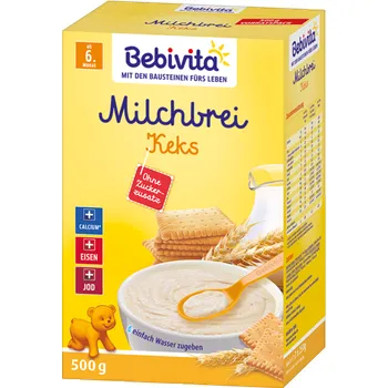 BEBIVITA INSTANTNÍ MLÉČNÁ SUŠENKOVÁ KAŠE NĚMECKO!