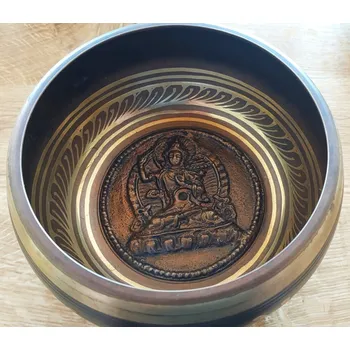 Tibetská zdobená mísa 548g Tara