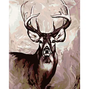 Hračka Diamondi Diamantové malování - JELEN S VELKÝMI PAROHY Rozměr: 40x50 cm, Rámování: bez rámu a bez vypnutí plátna