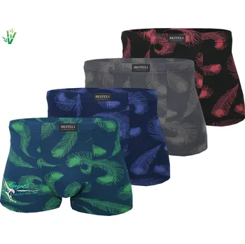 Boxerky FANNIFEN Pánské boxerky Eagle M6656 4ks v balení Barva: Mix, Velikost: XL