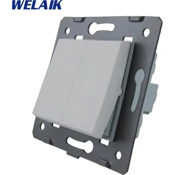 vypínač WELAIK vypínač mechanický dvojitý ř.5 A721S - šedý