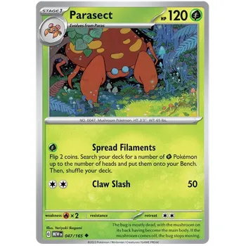 Karetní hra Pokémon TCG Parasect 047/165
