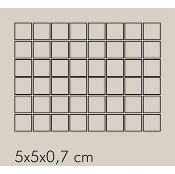 Dlažba IN Senape Rete RAL 0857050 - dlaždice mozaika 5x5 žlutá matná 00119442