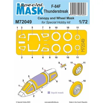 Plastikový model 1/72 Mask for F-84F Thunderstreak (SP.HOBBY)