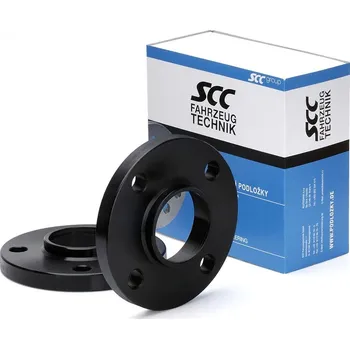 Tuning Rozšiřovací podložky SCC 10mm 4/108 - 65,1 mm, 12192W, černý elox